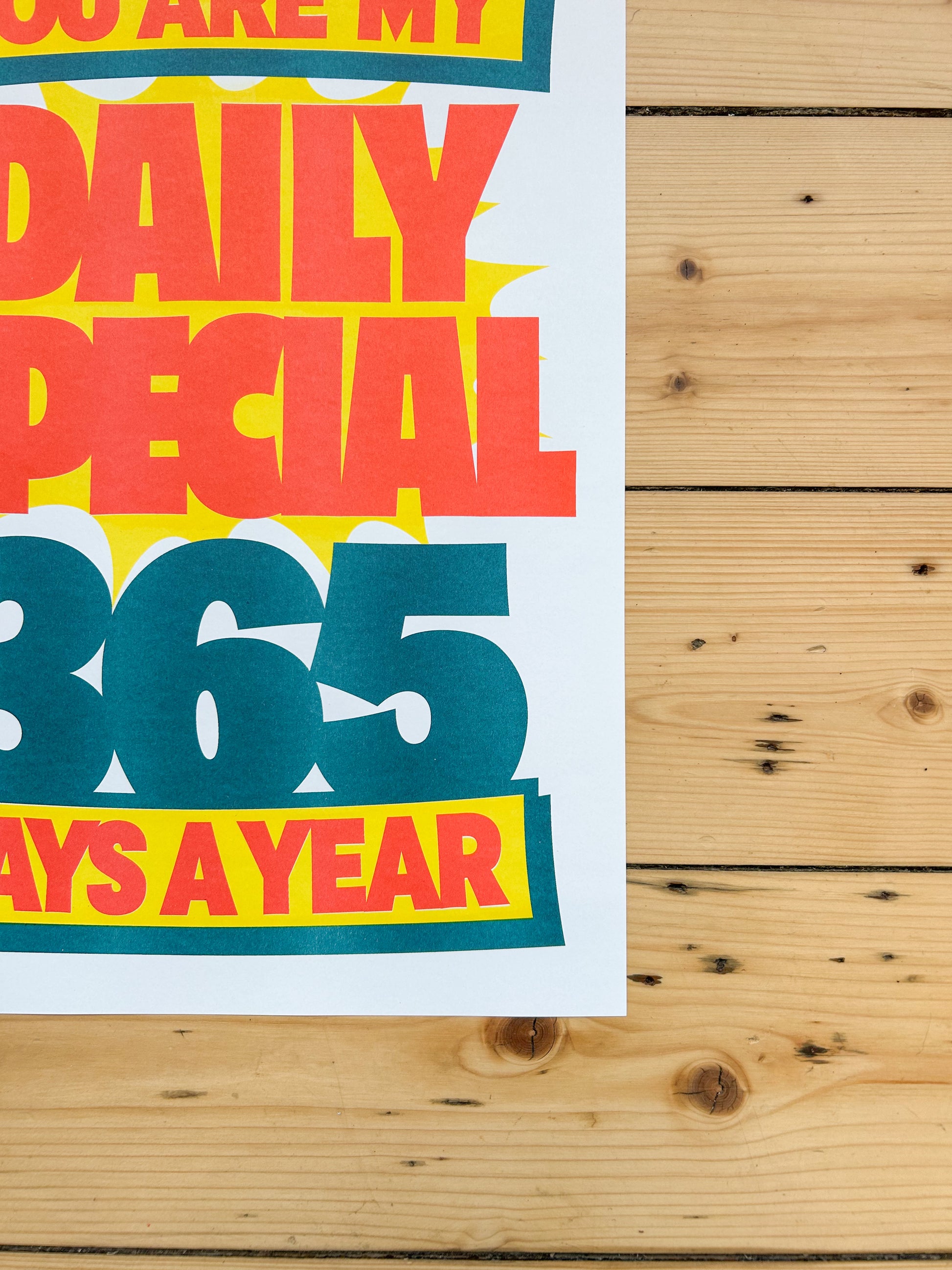 Ciaran Globel - Daily Special Risograph