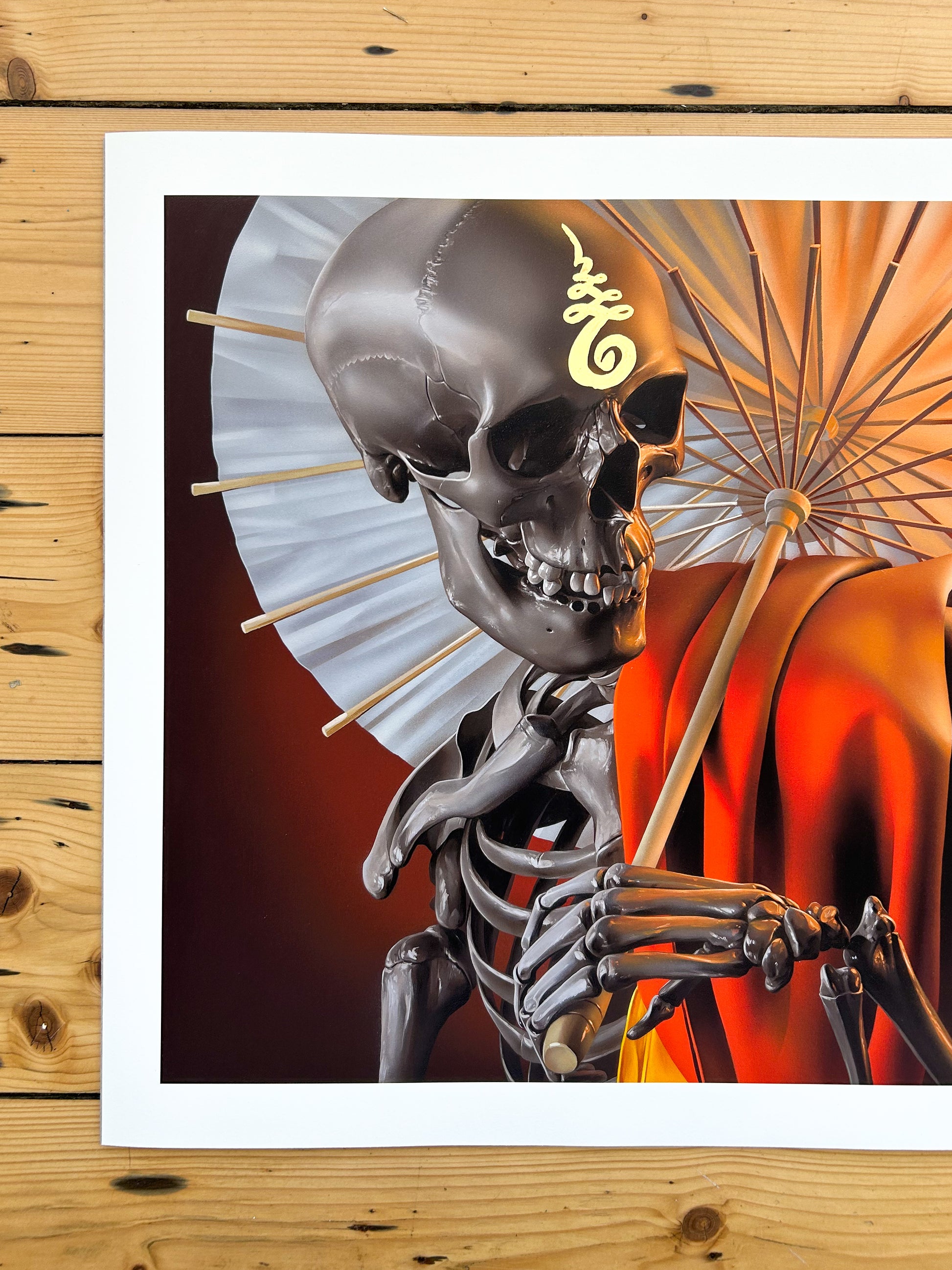 Smug - The Enlightenment Print - Hand Finished with 24 Carat Gold Leaf Embellishment