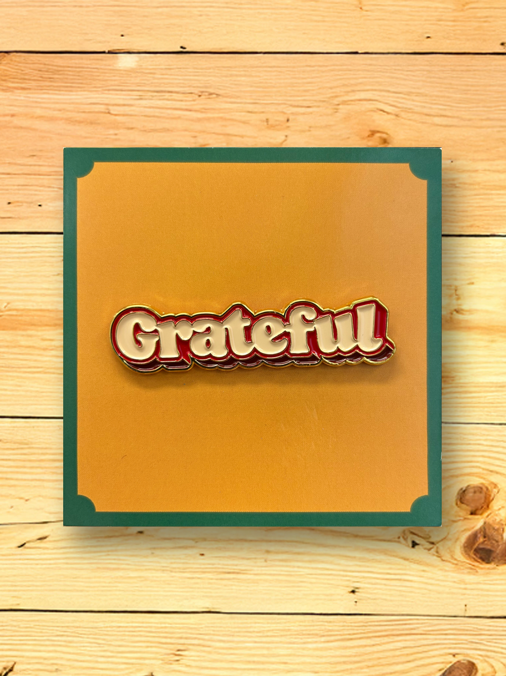 Grateful Keyring/Pin Badge