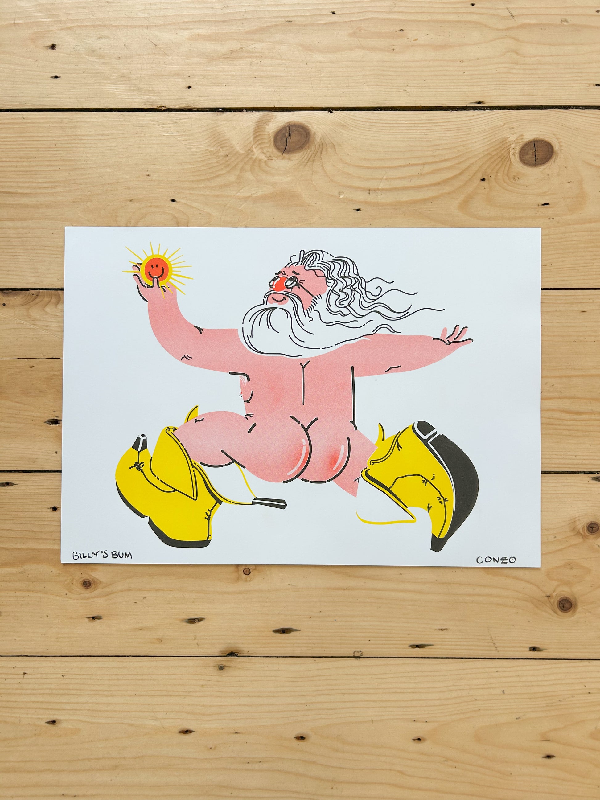 Conzo - Billy's Bum Risograph