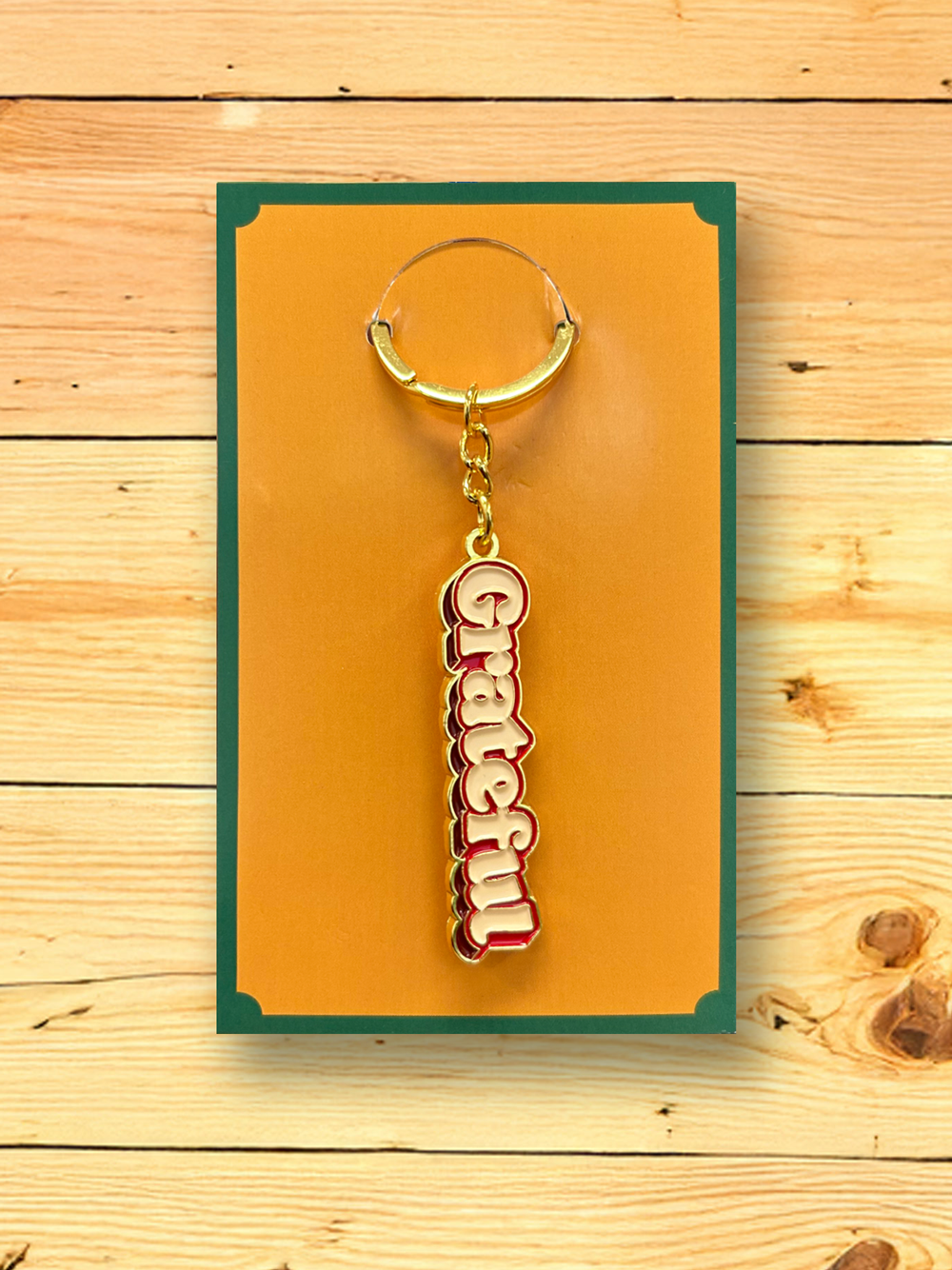 Grateful Keyring/Pin Badge