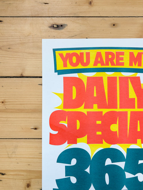 Ciaran Globel - Daily Special Risograph