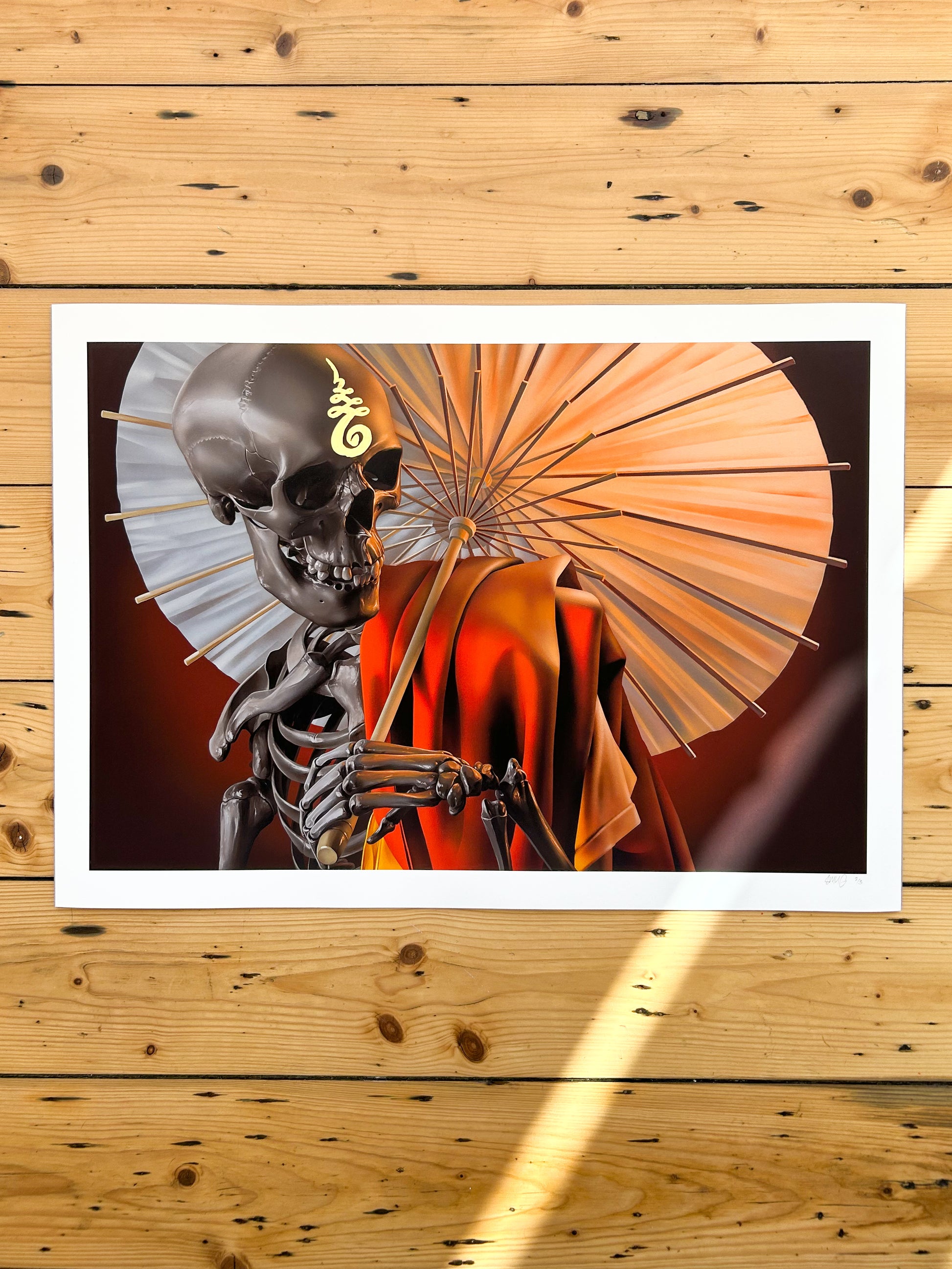 Smug - The Enlightenment Print - Hand Finished with 24 Carat Gold Leaf Embellishment