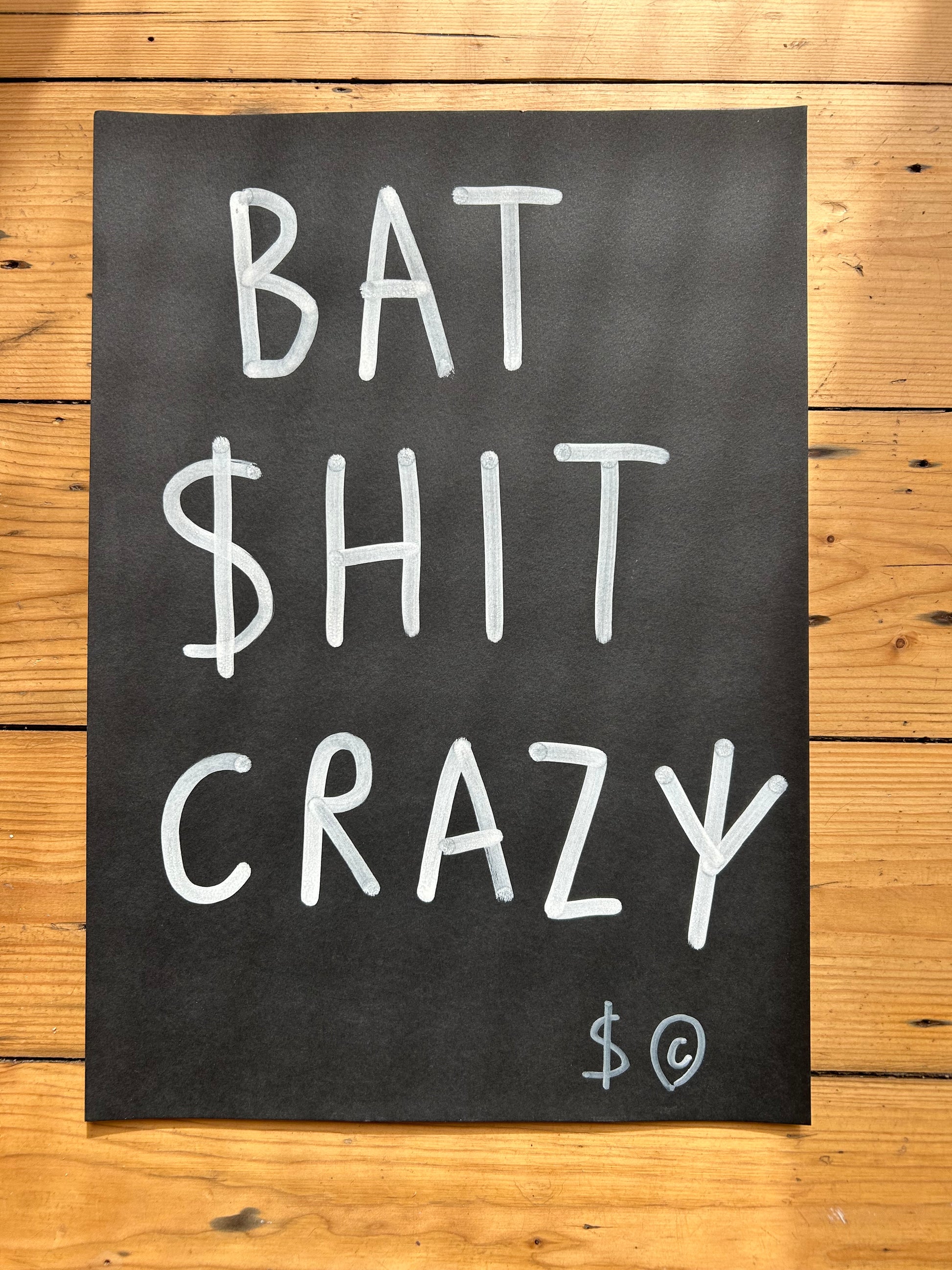 Skeleton Cardboard - Bat Shit Crazy