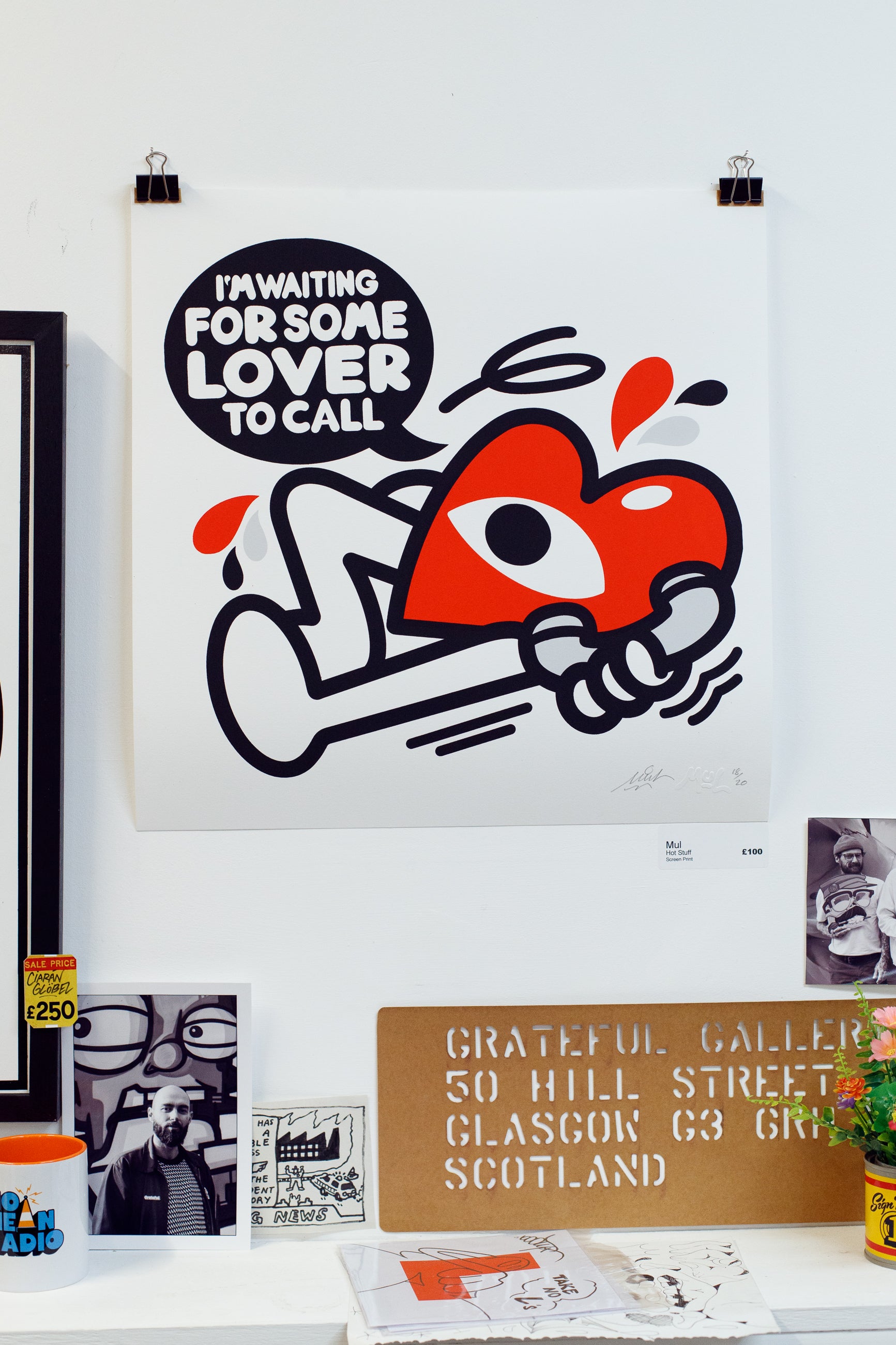 Mul - hot stuff print