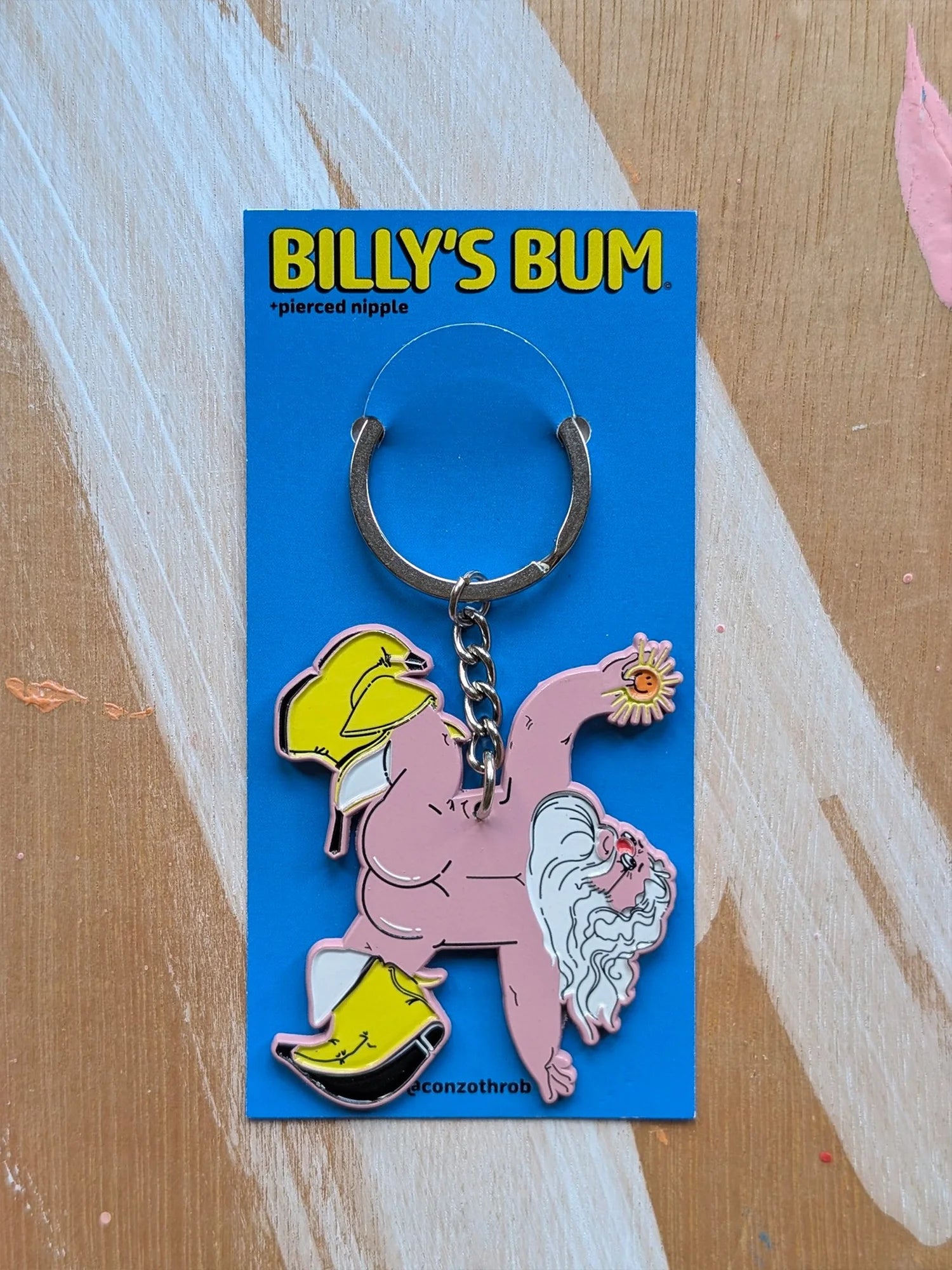 Conzo - Billy's Bum Keyring/Badge