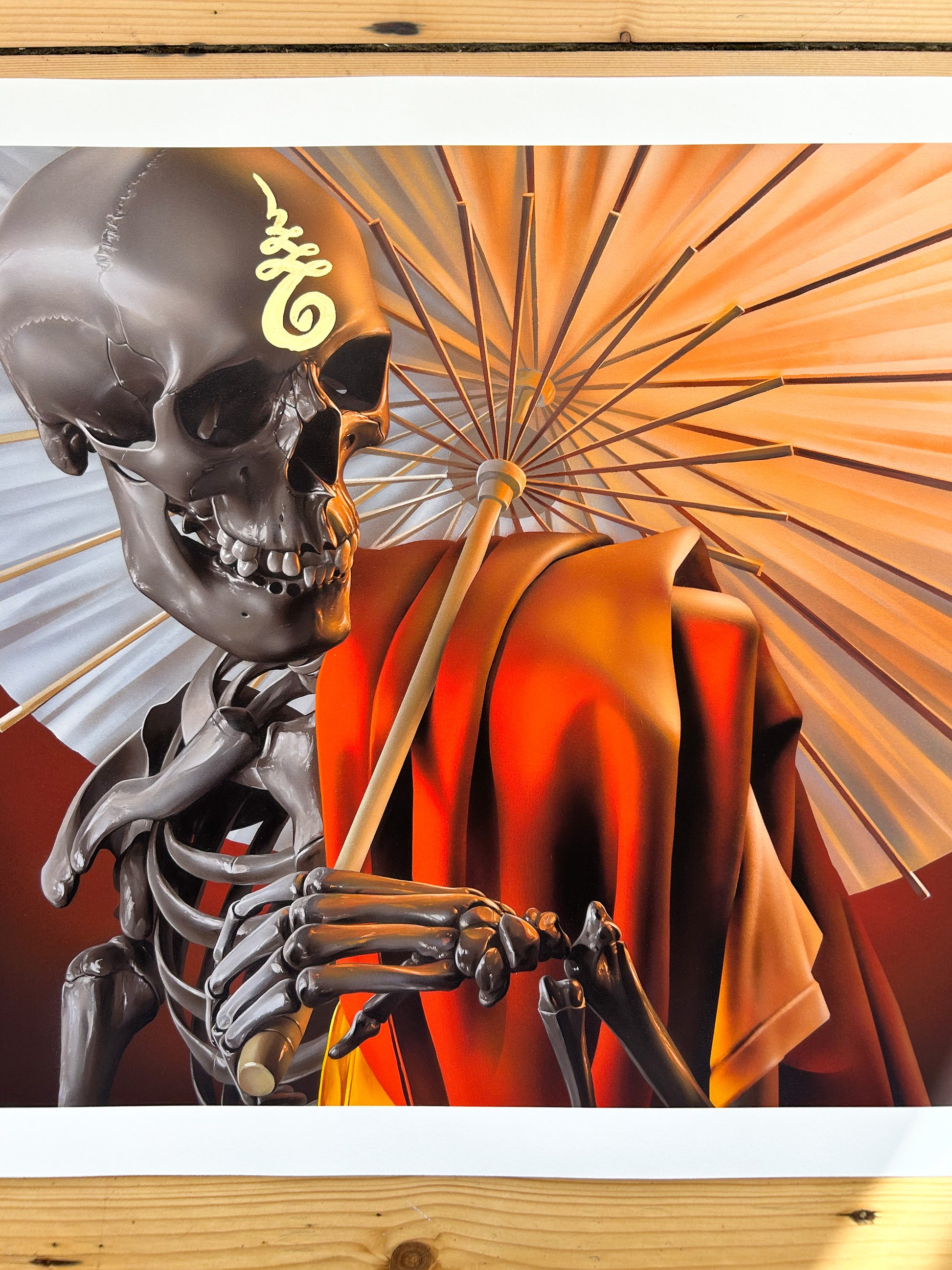 Smug - The Enlightenment Print - Hand Finished with 24 Carat Gold Leaf Embellishment