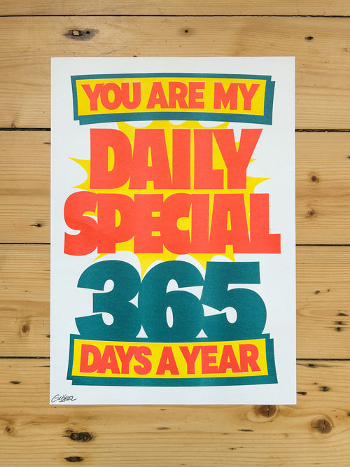 Ciaran Globel - Daily Special Risograph
