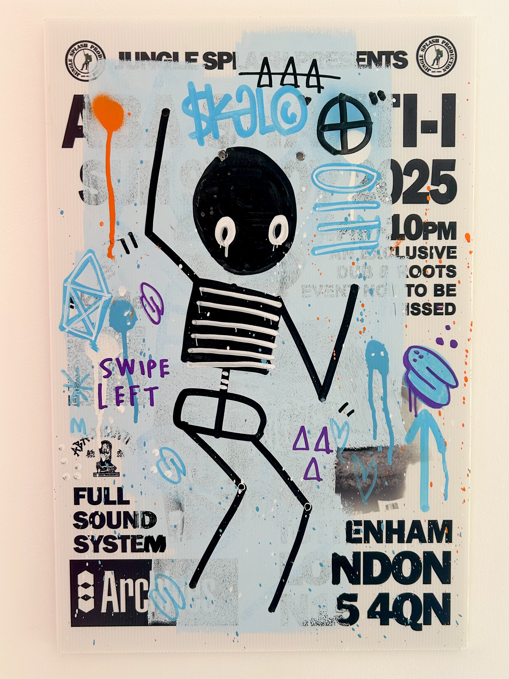 Skeleton Cardboard - Left Skel