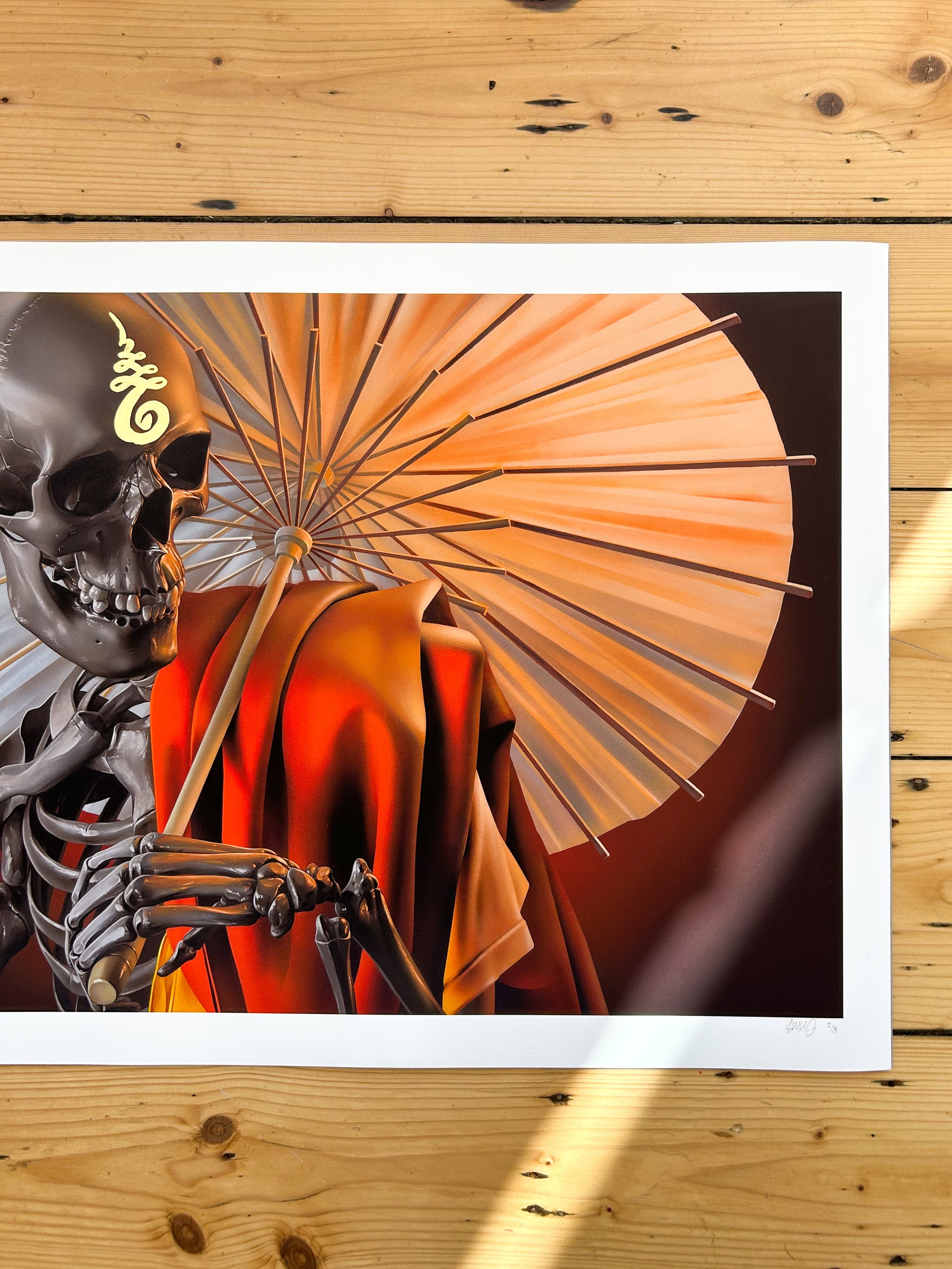 Smug - The Enlightenment Print - Hand Finished with 24 Carat Gold Leaf Embellishment