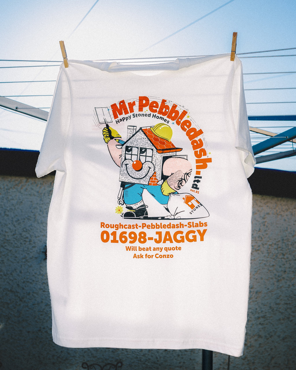 Mr Pebbledash T-shirt