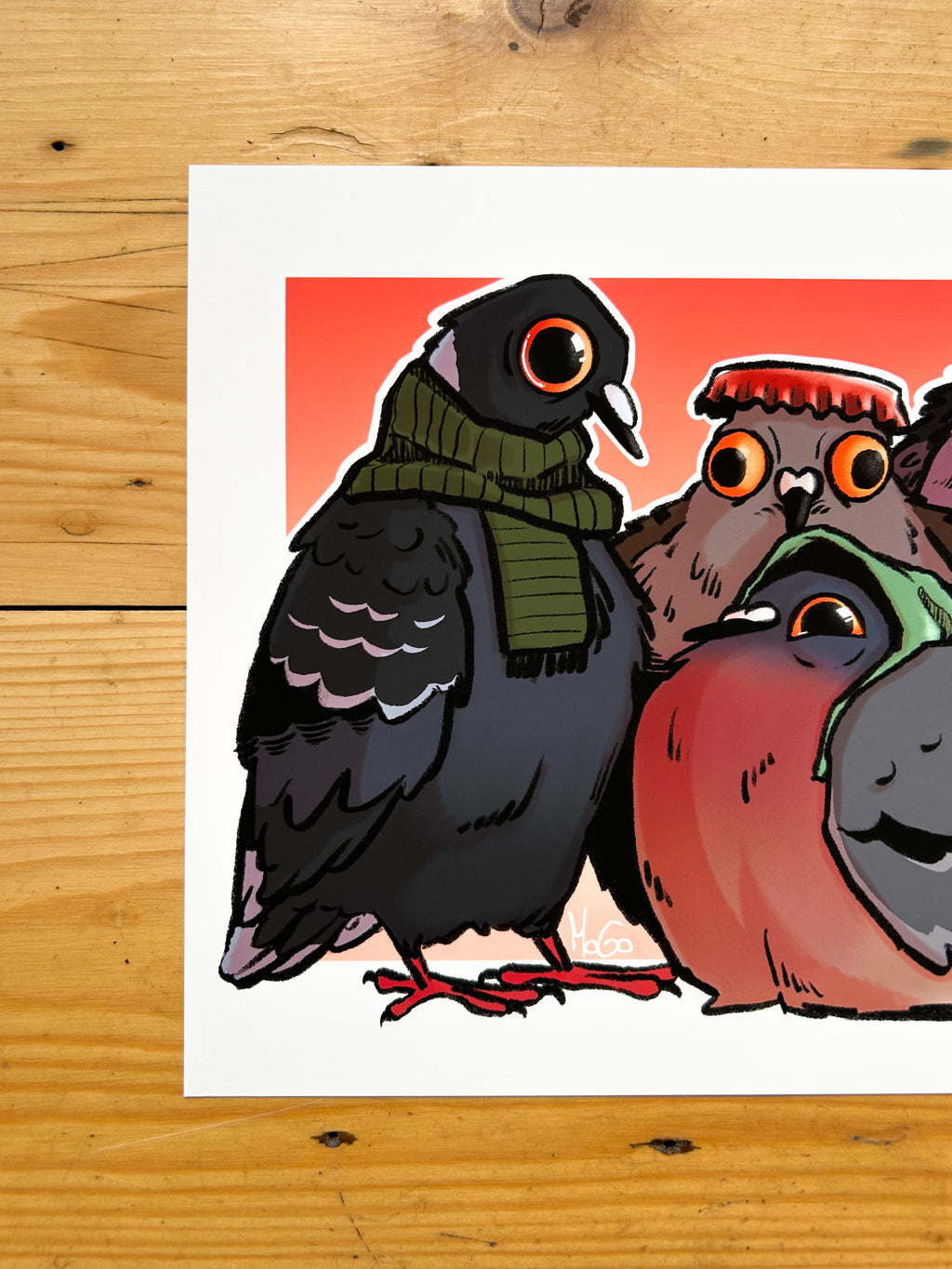 Mogo - Pigeon Crew A4