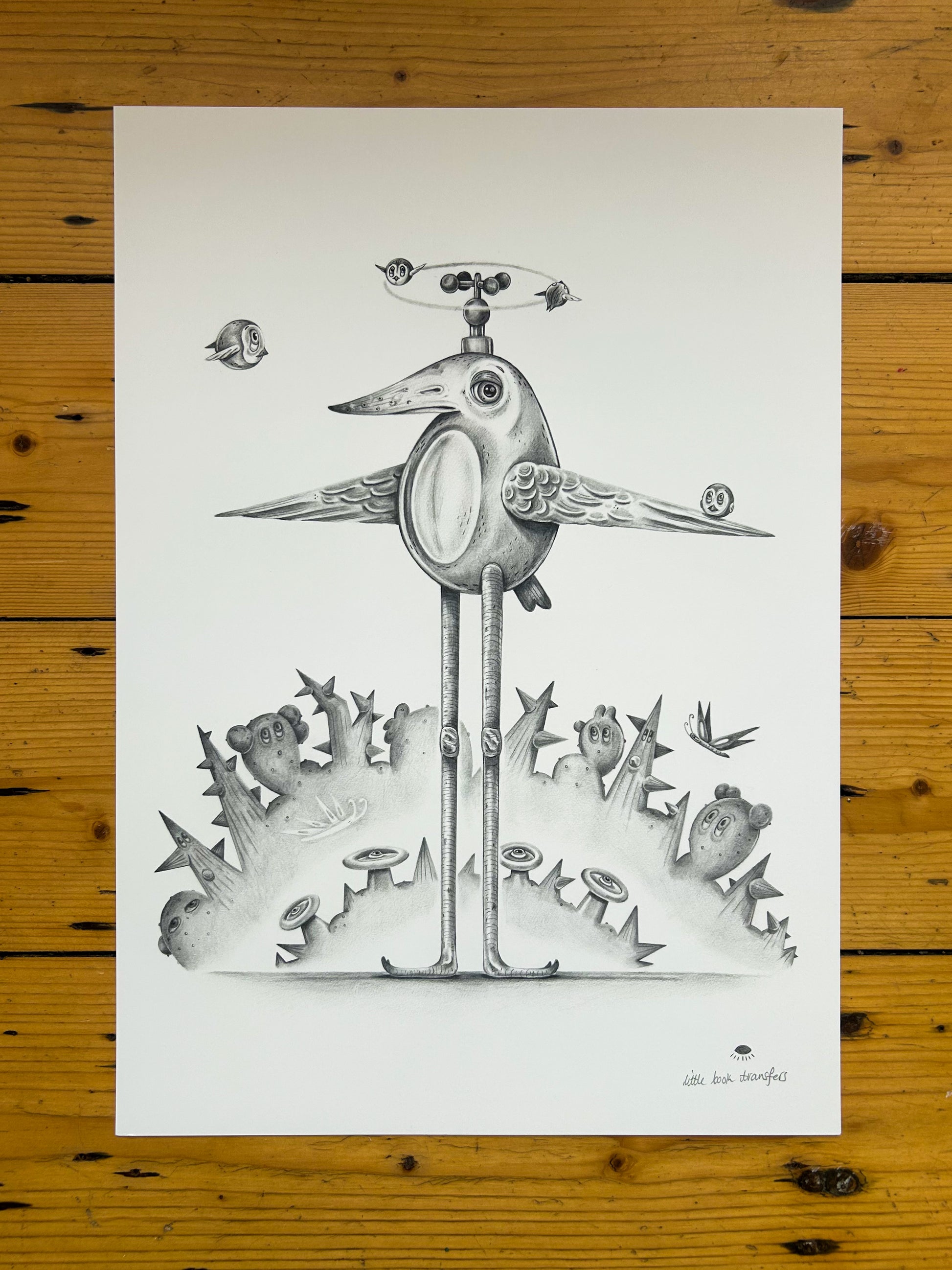 Little Book Transfers - Whatever Way The Wind Blows Print