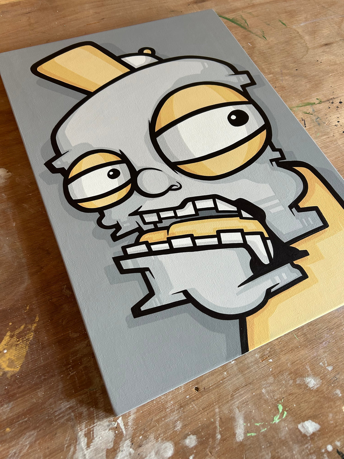 OhPandah - Wee Grey Heid Yellow