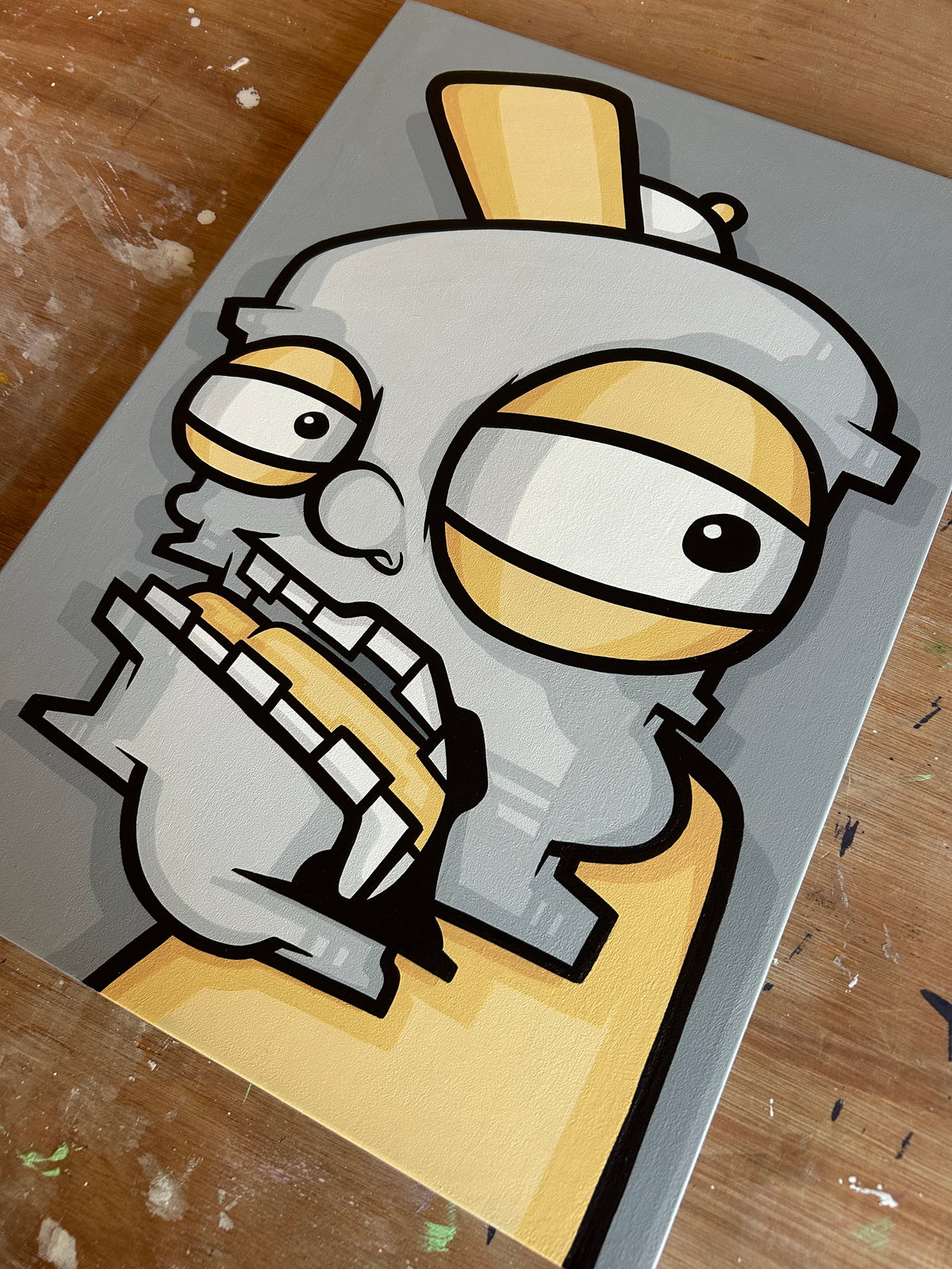 OhPandah - Wee Grey Heid Yellow