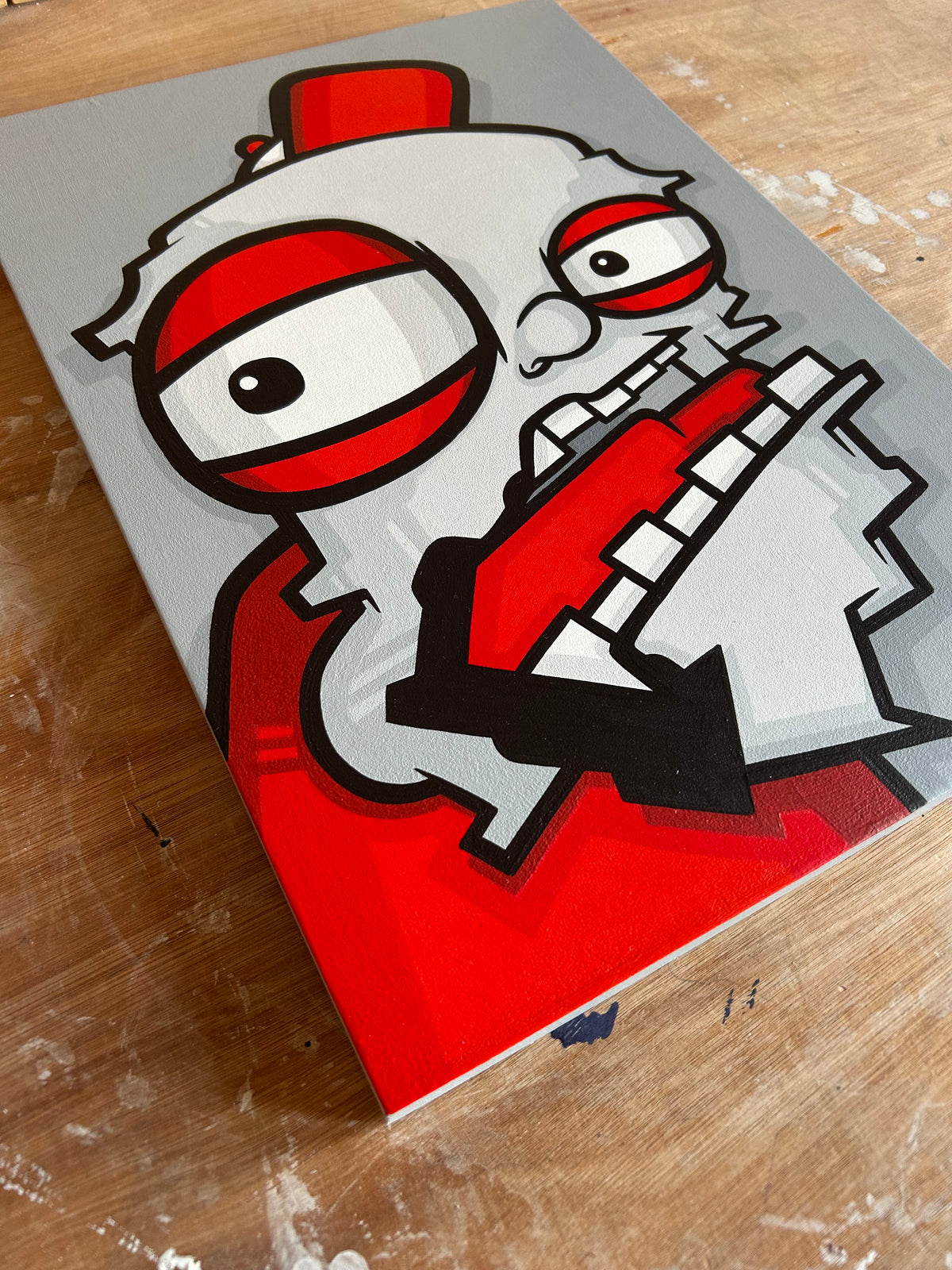 OhPandah - Wee Grey Heid Red
