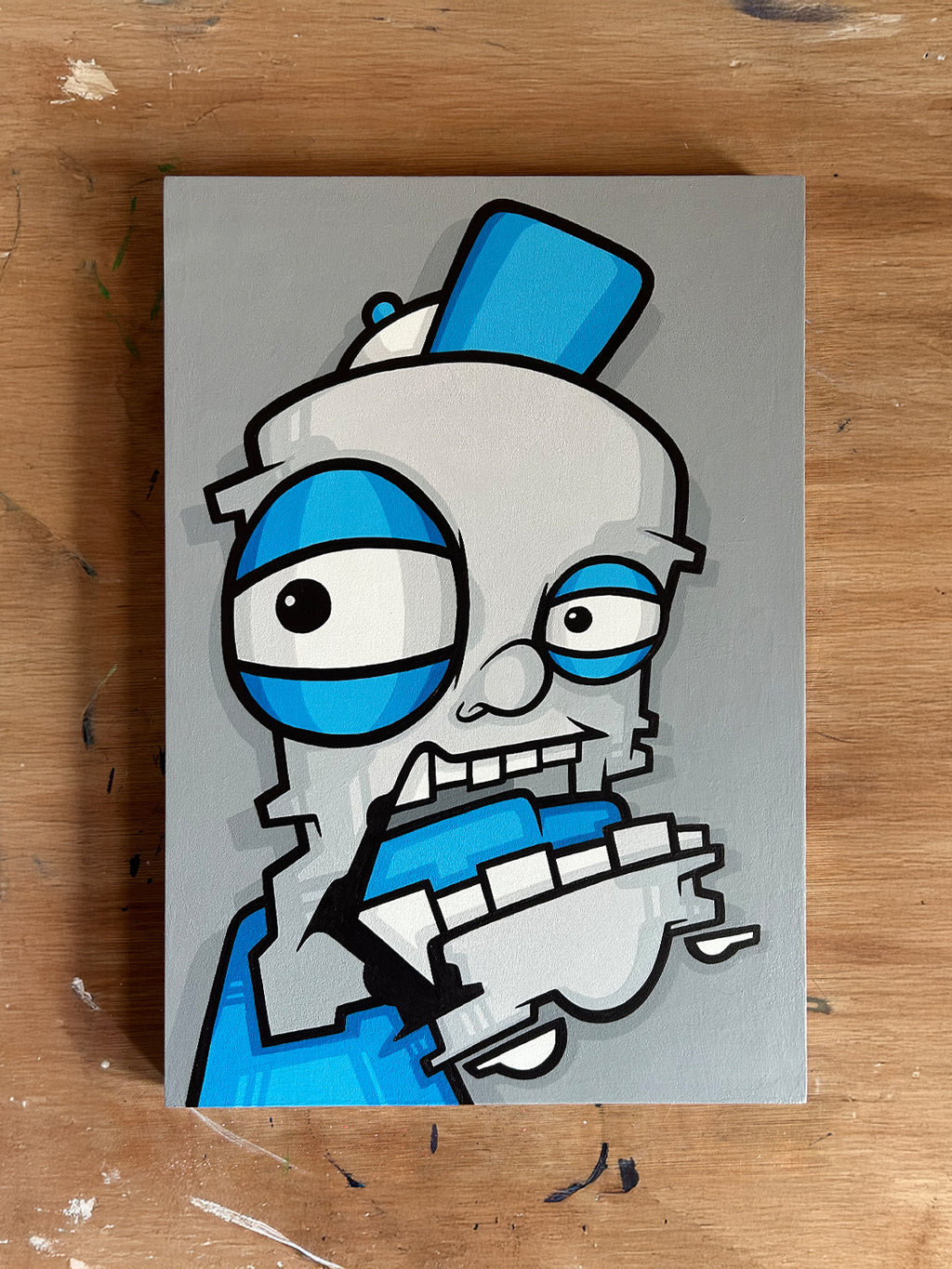 OhPandah - Wee Grey Heid Blue